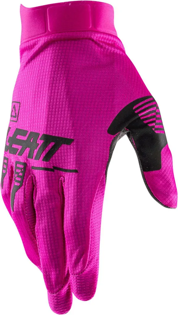 Gants Leatt 1.5 GripR 2026 Anti-Glisse Rose Noir L Gants Moto Confort