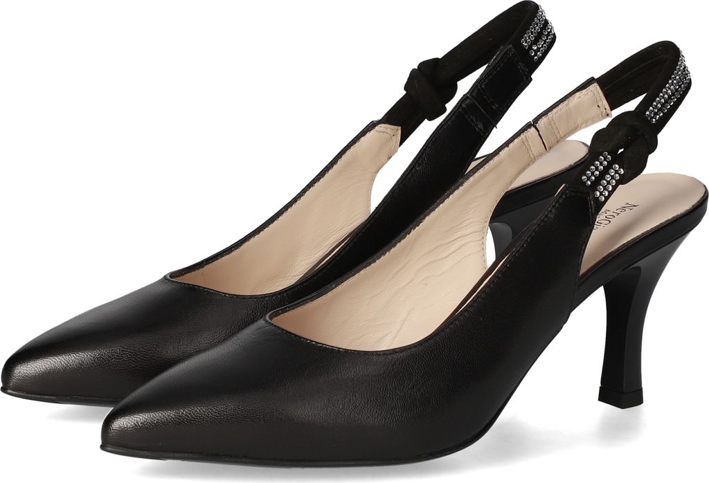 Nero Giardini Slingpumps Schwarz in Gr. 38.5