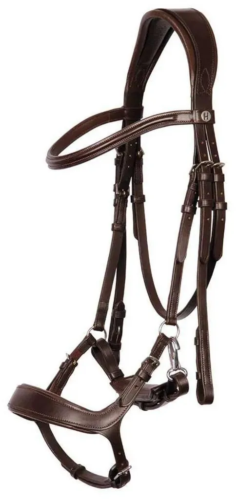 Bridon Anti-Pression Harry's Horse Anatomic Release Marron Taille Full