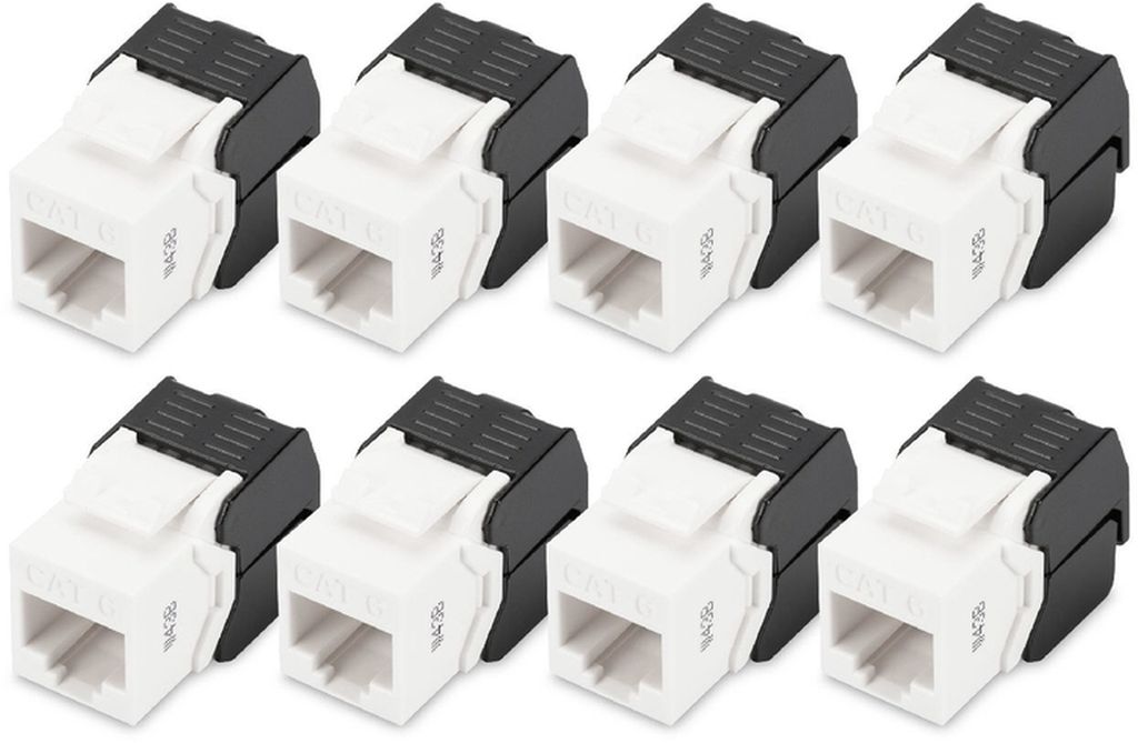 DIGITUS CAT 6 Keystone Modul, ungeschirmt - 8 Stk.