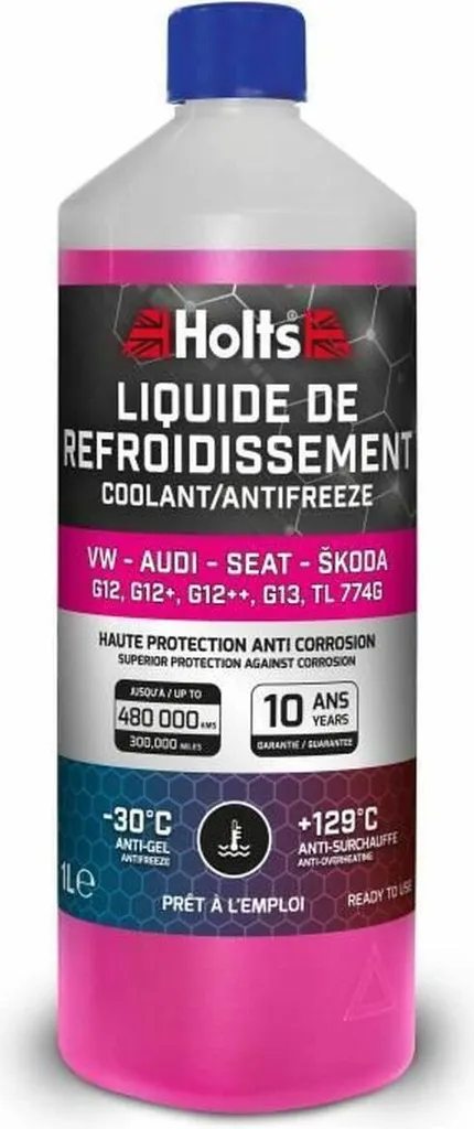 Liquide de refroidissement moteur Holts 1L protection contre le gel