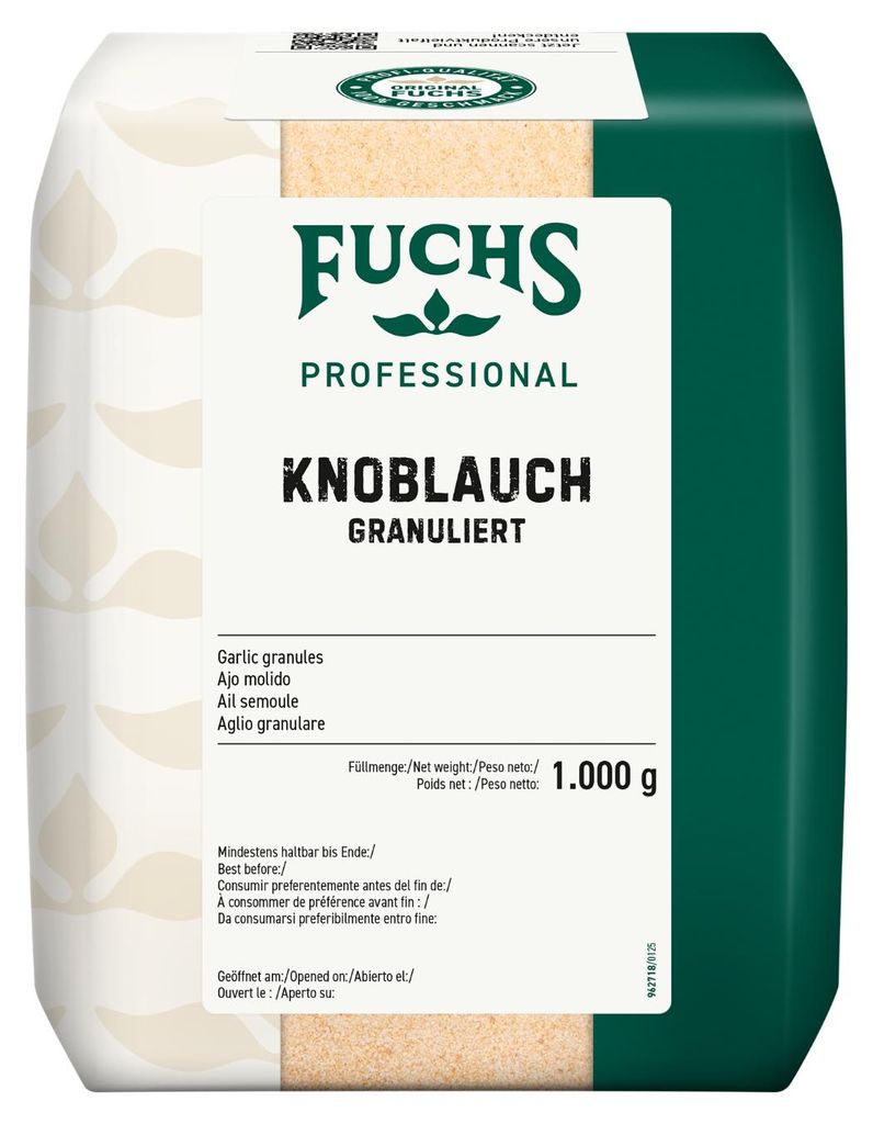 Fuchs Professionele knoflookgranulaat met intense smaak, Productafbeelding 