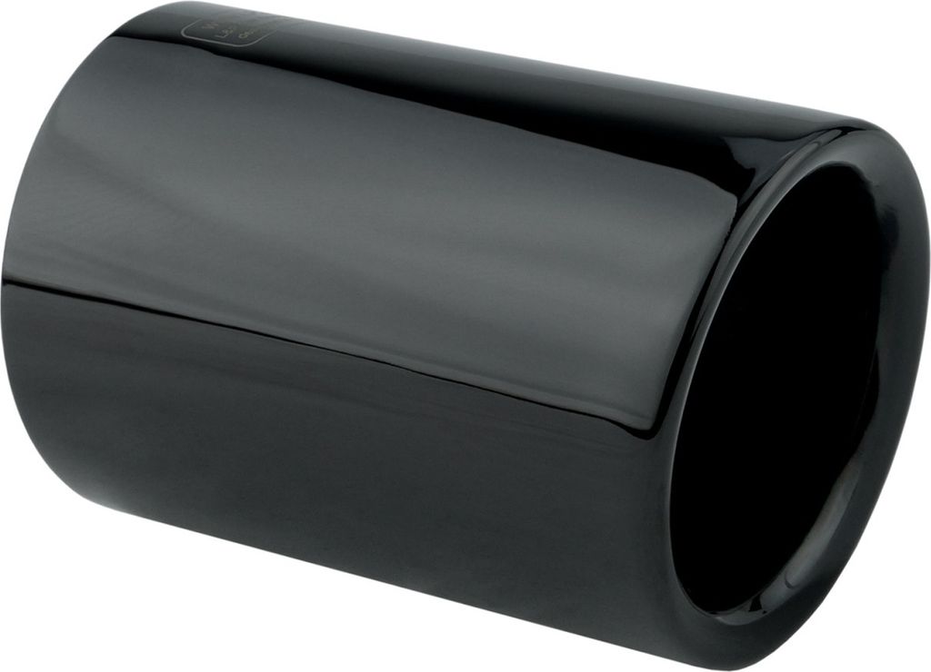 1 Auspuffblende für Bmw Black-Chrom Endrohr Blende 70mm Immagine del prodotto 