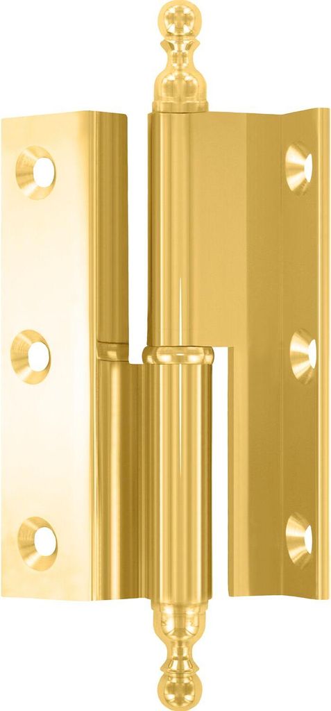 Stil-Möbelband Kröpfung D, Zierkopf 19 rechts, 50x33 mm, Produktbild 