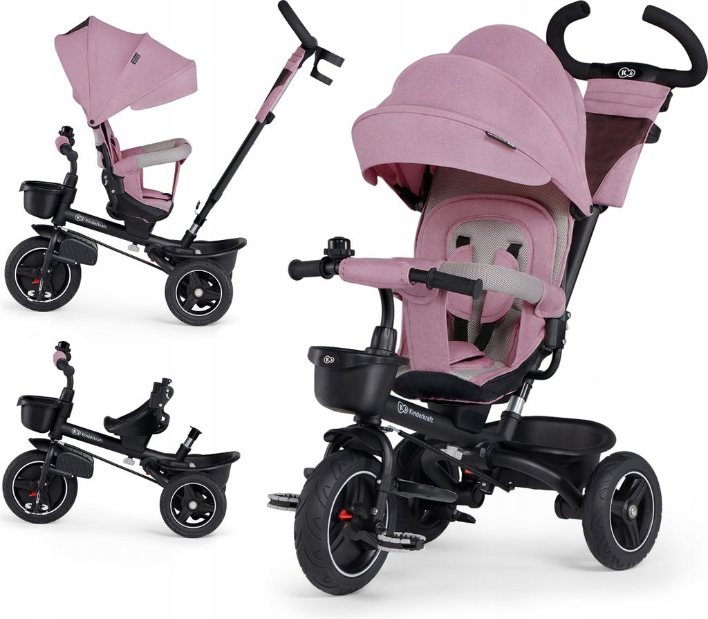 Kinderkraft SPINSTEP Dreiräder Rosa Produktbild 