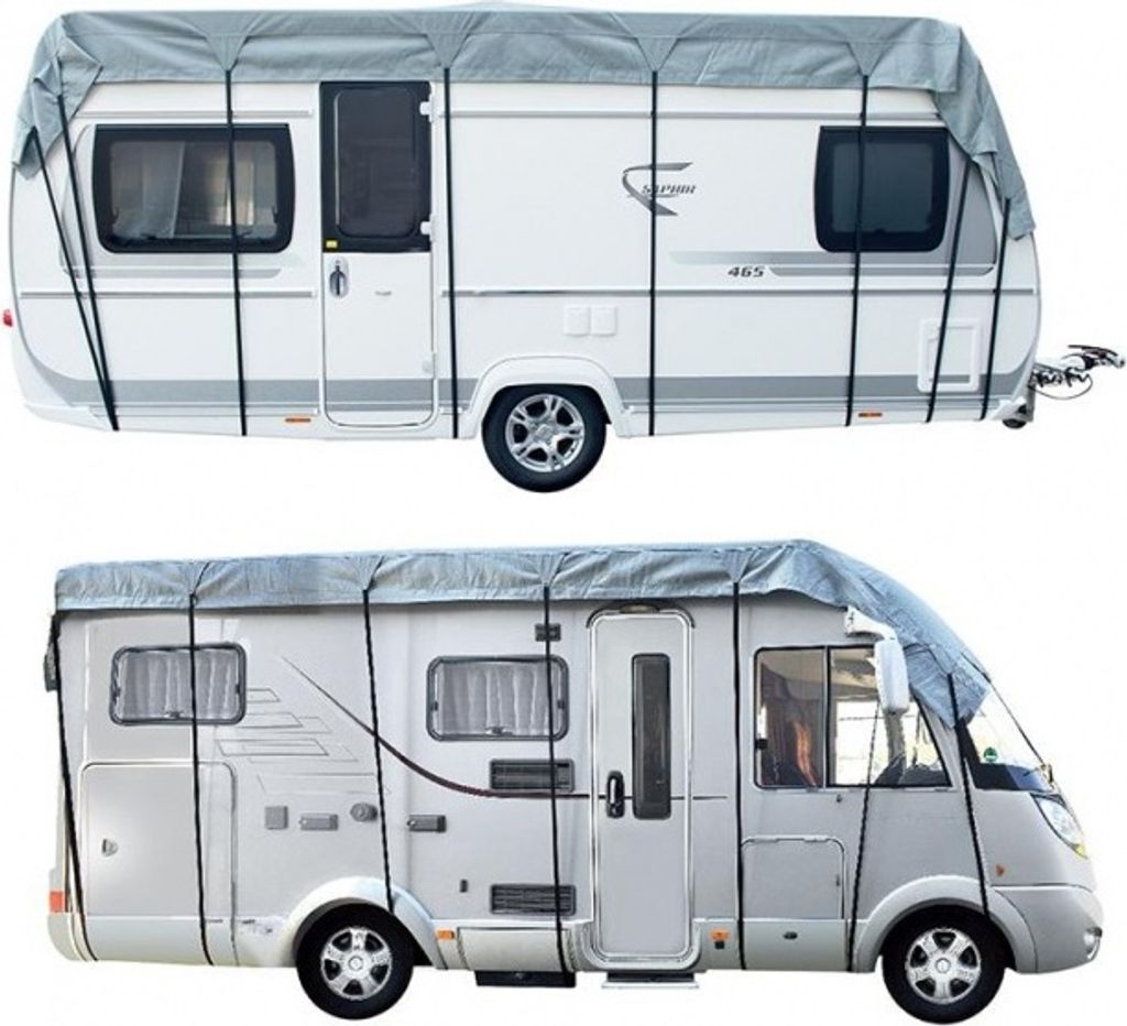 Caravan und Camperdakhoes 850 x 300 cm grau Produktbild 