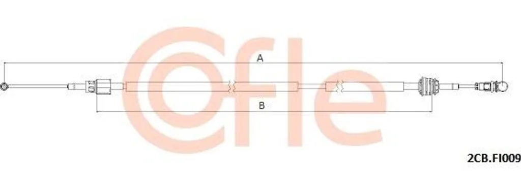 Câble de commande de vitesses manuelle pour Linea - Remplacement OE
