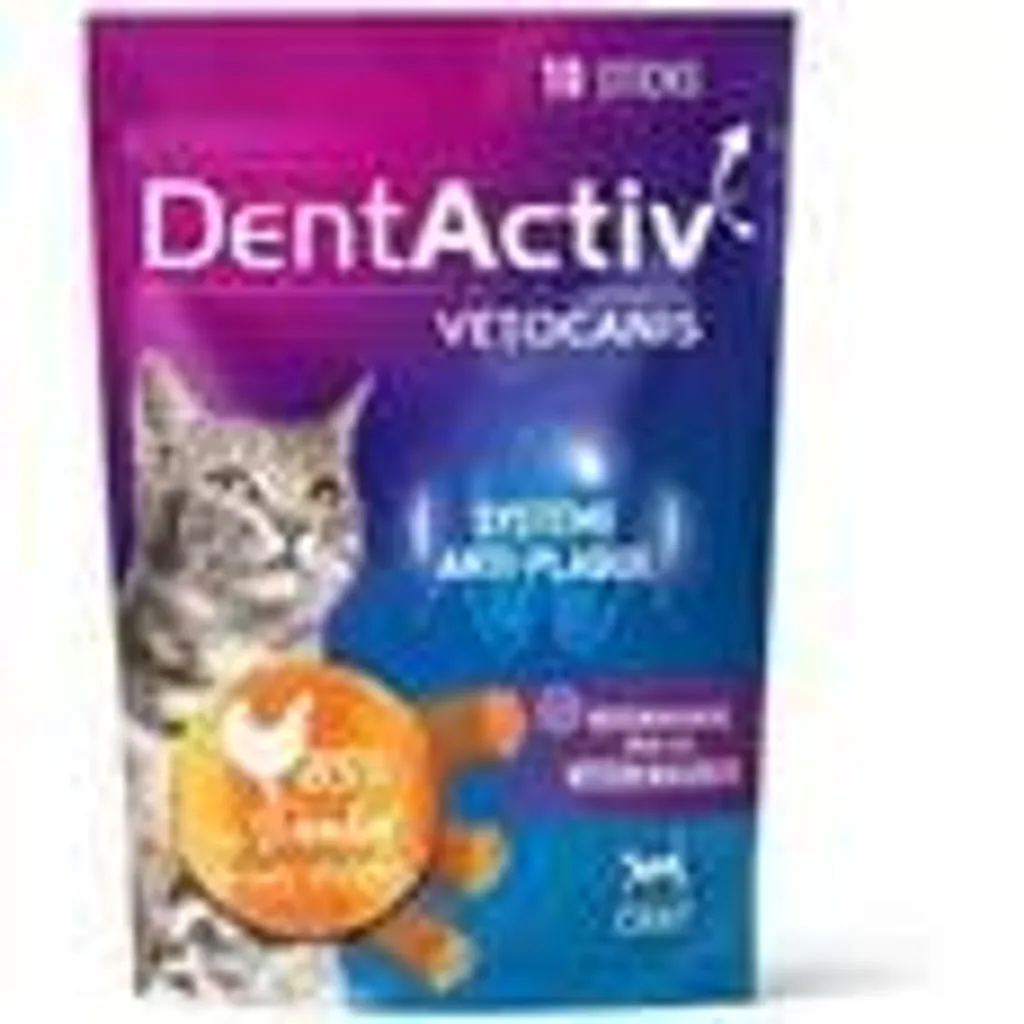 Vetocanis DentActiv 10 Stick Gatto Pollo - Igiene Orale Quotidiana