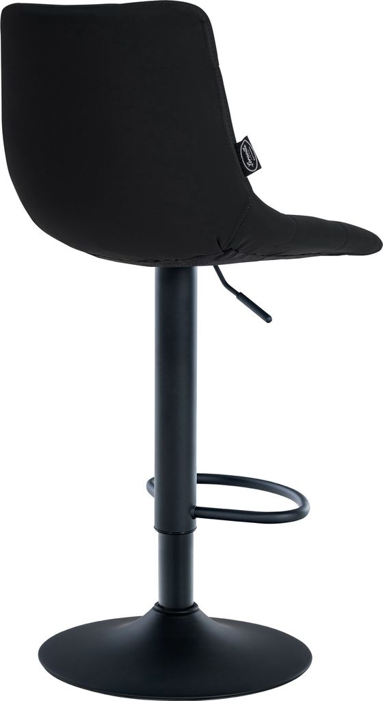 Barhocker HLO-CP264 Kunstleder schwarz schwarz