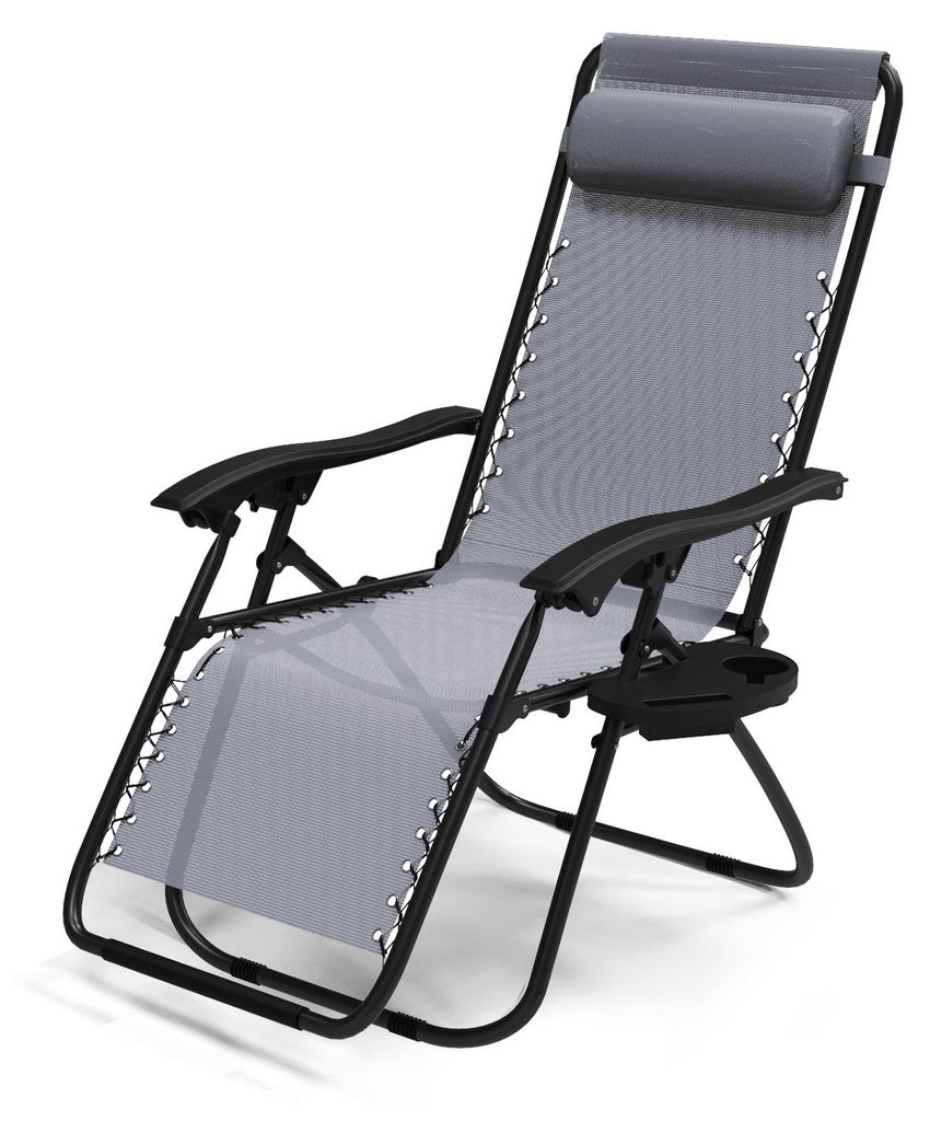 VOUNOT® Liegestuhl Klappbar, Relaxstuhl Garten mit Produktbild 