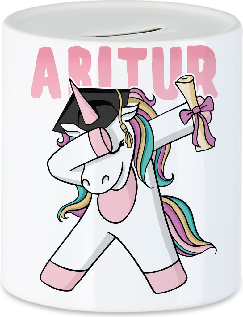 Abitur Spardose Einhorn Pferd Abschlussgeschenk Abitur Humorvoll Gymnasium Geschenkidee