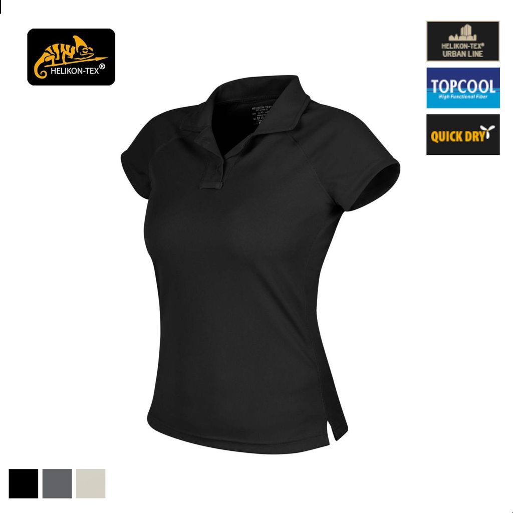 Helikon-Tex UTL-Poloshirt für Damen – Topcool Lite – in mehreren Varianten erhältlich, Größe:L, Farbe:Khaki
