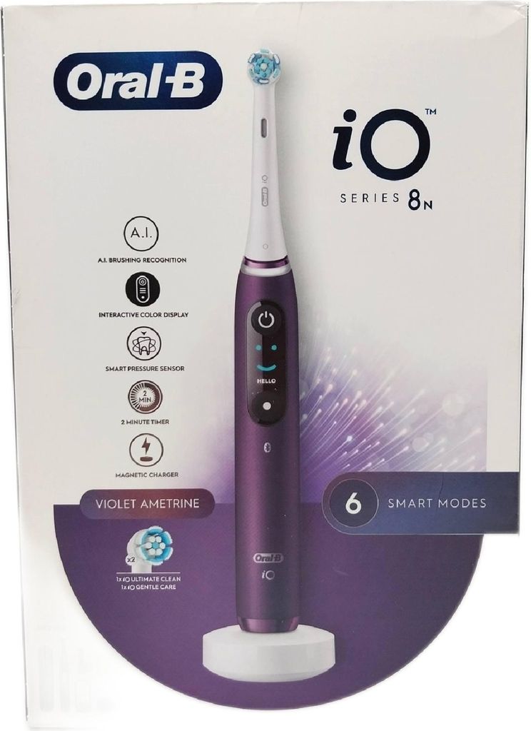 Oral B elektrische Zahnbürste Zahnpflege iO 8N Bluetooth Anschluss moderne Technologie
