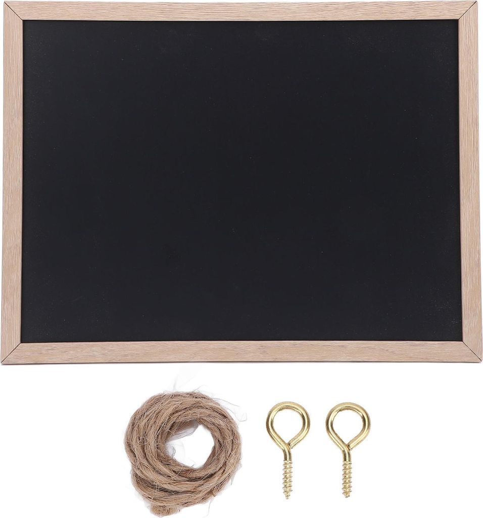 Kleine Kreidebrett hängende Holzmenü -Zeichen Meldung Tafel für Nachtmesse 30x40 cm
