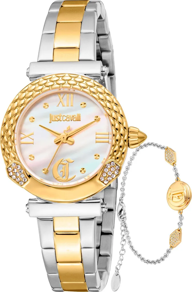 Montre Femme Just Cavalli JC1L332M0075 Bracelet Gourmette Chic et Doré