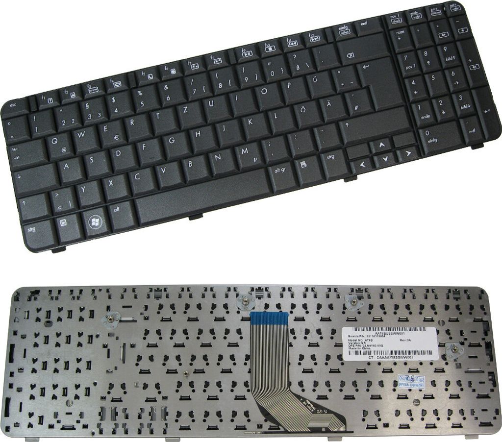 Original Tastatur Notebook Keyboard Ersatz Deutsch QWERTZ für HP Compaq Presario CQ61 G61 CQ61-100SL CQ61-109 CQ61-110SA CQ61-110sa CQ61-110SA CQ6...