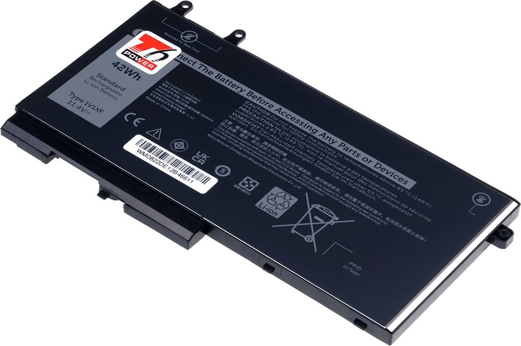 T6 Power Akku für Dell Latitude 15 5501, Li-Poly, 11,4 V, Produktbild 