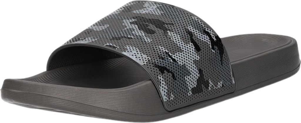 Graue, ultraleichte und flexible EVA Badelatschen mit Camo-Muster