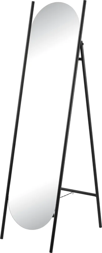 Miroir Fardella 140 x 36 cm avec pied stable et design minimaliste