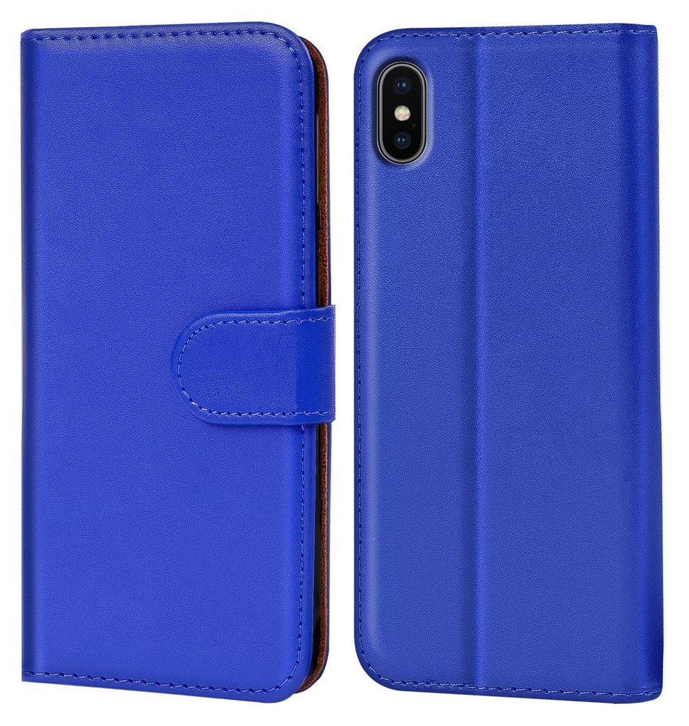 Custodia a libro per iPhone X XS Case Flip Cover Custodia Immagine del prodotto 
