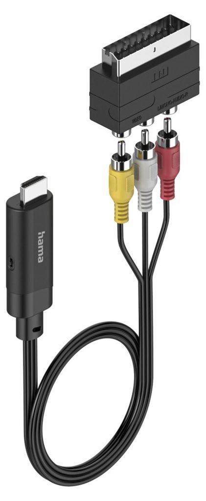 Hama AV-Konverter Scart/Cinch auf HDMI, Full-HD