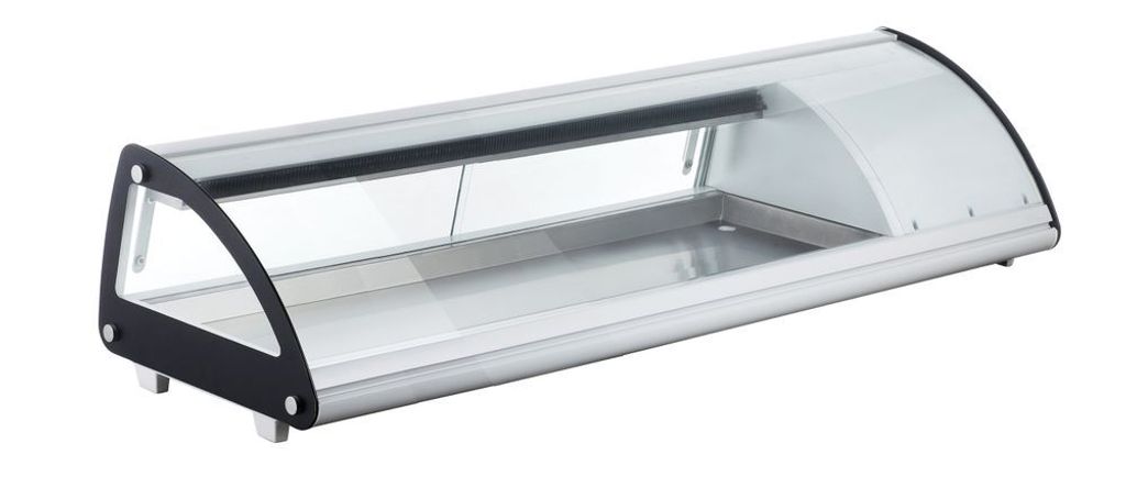 HENDI Sushi Kühlvitrine 63 l 5x GN 1/3
