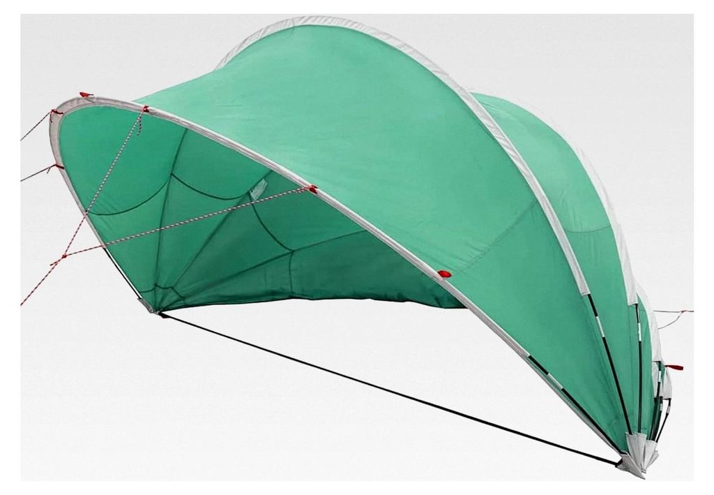 Faltbarer Pool-Dom für Außenpool - UV-Schutz, wasserfest, grün, 185T Polyester