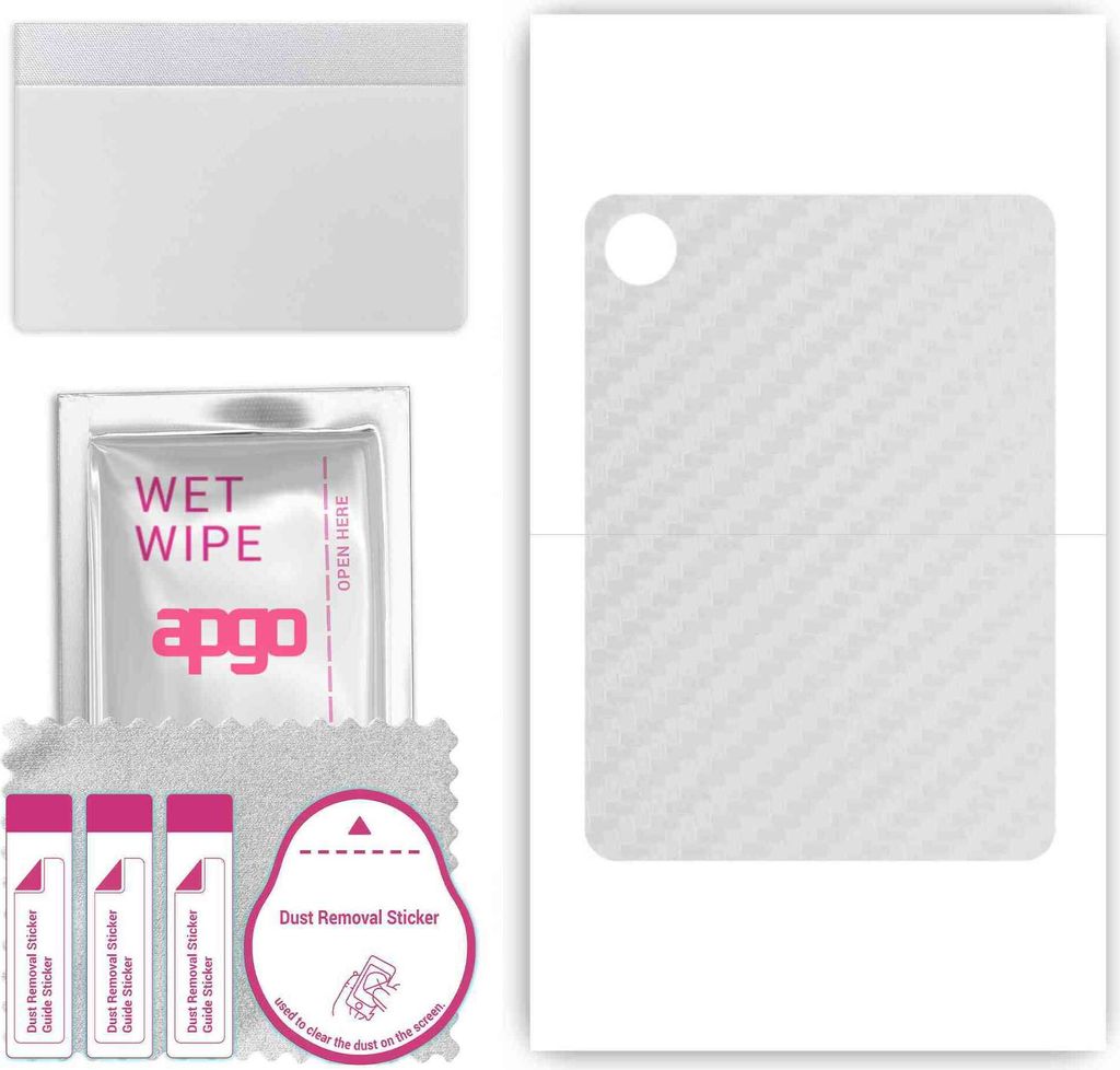 apgo Rückseite Schutzfolie, Skin, kompatibel mit Vivo Pad2, Hinten Displayschutzfolie aus Vinylfolie, kratzfest, einfache Montage - Transparenter ...