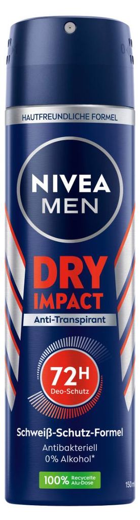 NIVEA Dry Impact, Mężczyźni, Dezodorant, Dezodorant w Zdjęcie produktu 