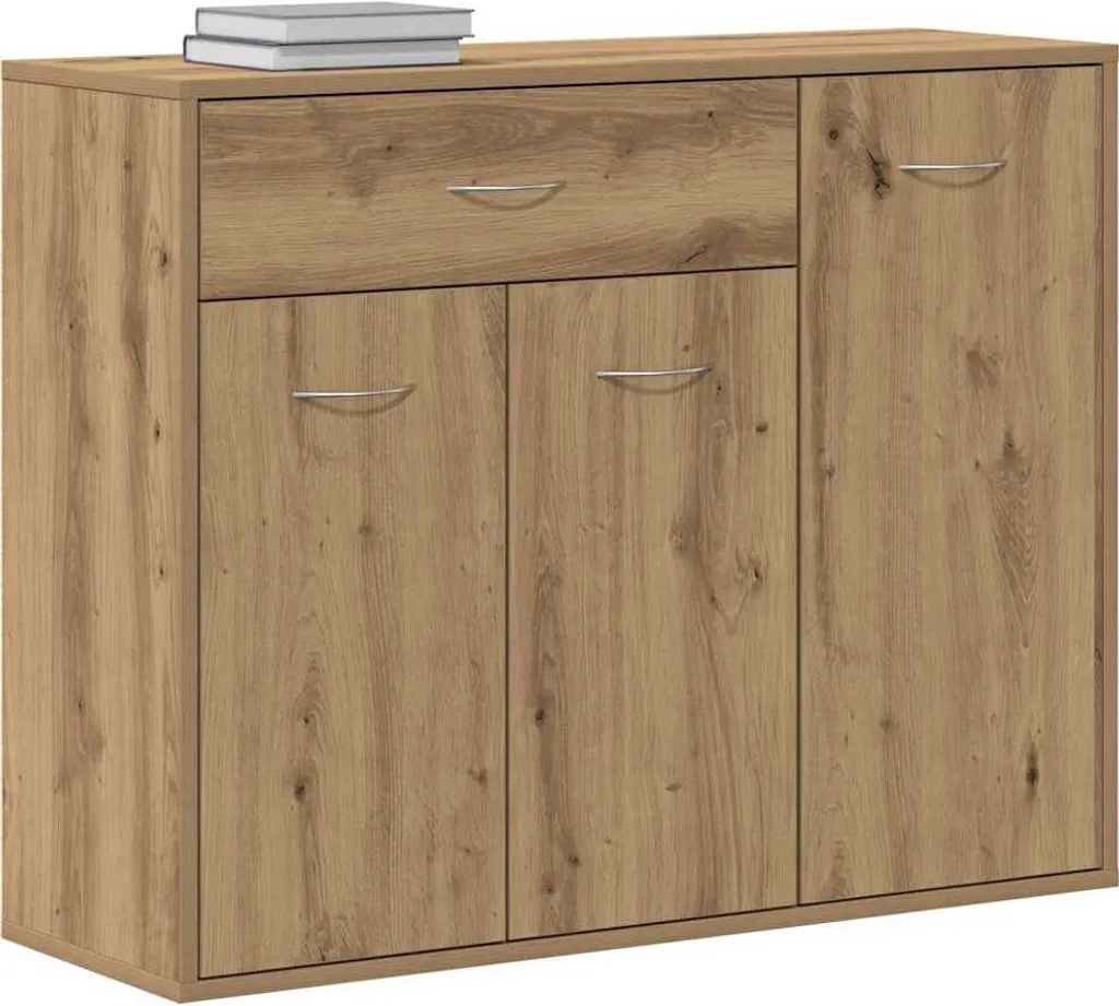 Mobile Credenza Artisan Oak 88cm - Design Minimalista Legno Chiaro