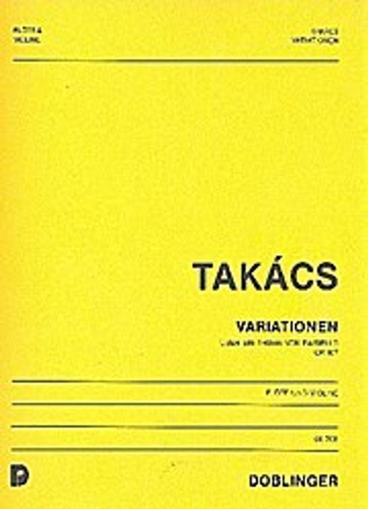 Variationen über ein Thema vonPaisiello op.107 : für Flöte und
