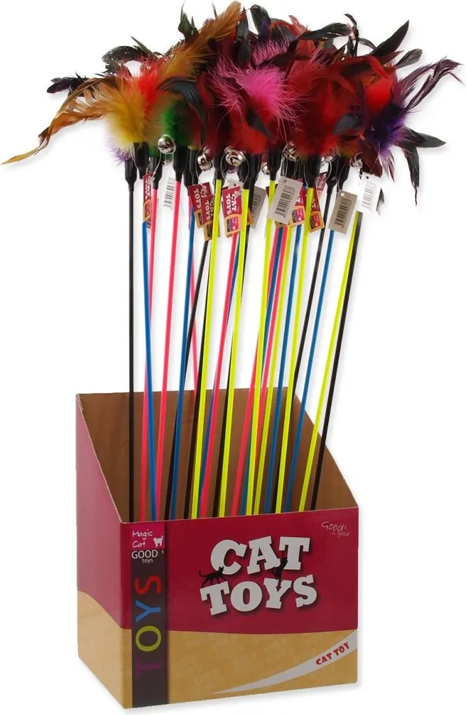 MAGIC CAT Set 24 Giochi per Gatti: Addio Noia con Piume e Campanelli