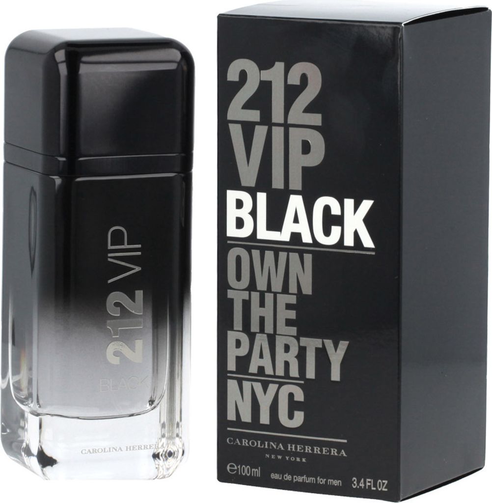 Carolina Herrera 212 VIP Nero Uomo 100 ml EDP Spray Immagine del prodotto 