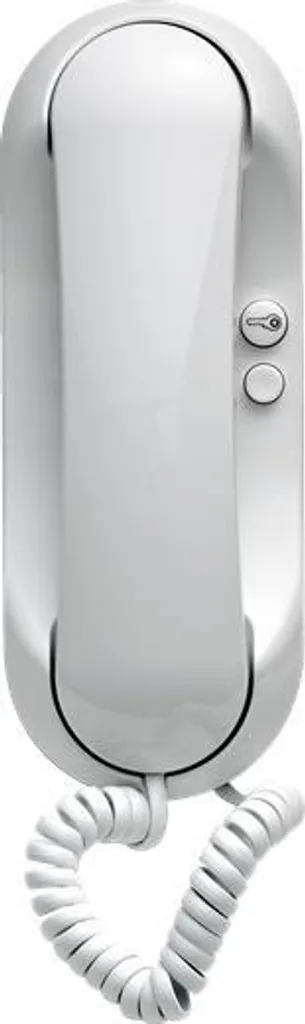 Combiné d'interphone mural Tesla ESO blanc pour gâche électrique 12V