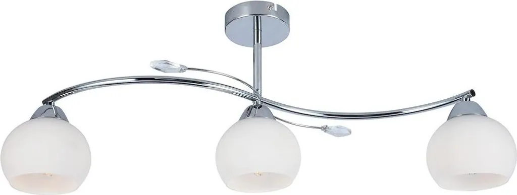 Plafonnier salon moderne Connor Milagro chrome pour éclairage 3xE27