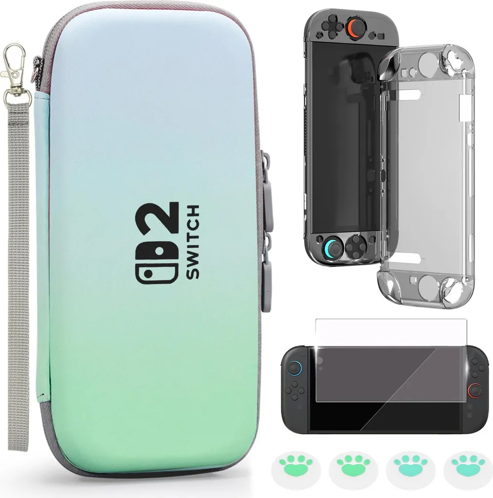 Recensione INF Set Custodia Switch 2 | Azzurro/Verde | Shield PRO