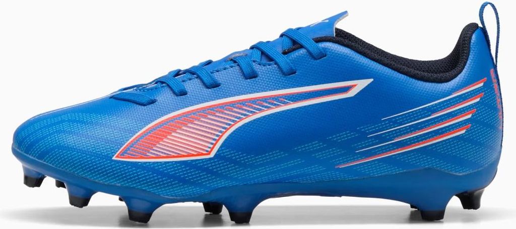 Puma ULTRA 6 PLAY FG/AG Jr Ultra Blue-PUMA White-Glowing Red 35.5