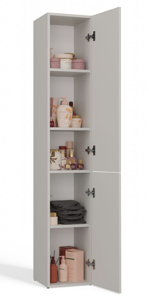 Wąska szafka łazienkowa 31 cm ATSO - kaszmir Zdjęcie produktu 5