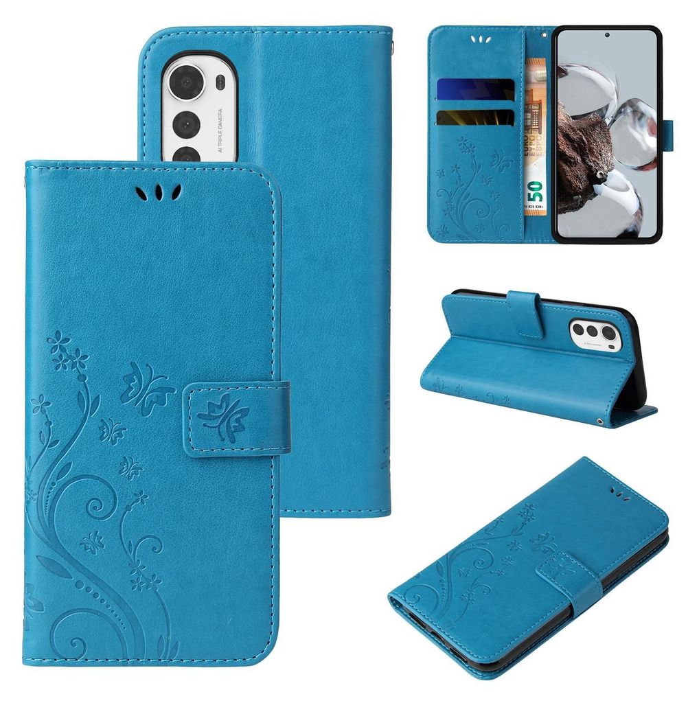 Handyhülle für Motorola Moto E32 Floral Blumen Produktbild 