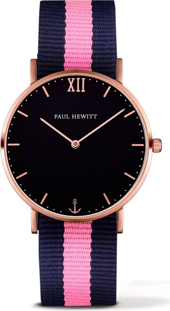 PAUL HEWITT Sailor Line Armbanduhr Rose Gold Navy blau-pink PH-SA-R-St-B-NLP-20