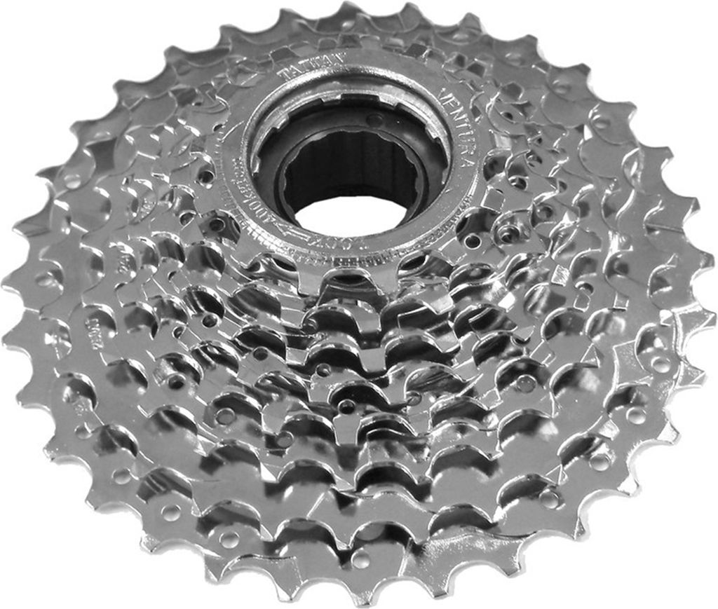 Freilauf-Schraubzahnkranz 8-fach 13-14-16-18-20-22-24-28 Zähne, silber