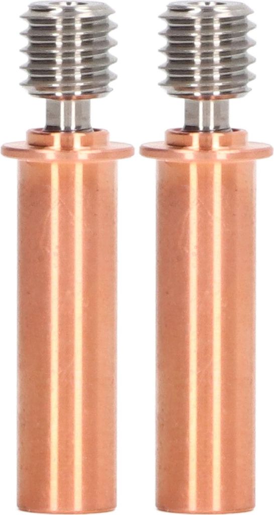 2 Stück Düsenhals-Bimetall-Wärmebrücken-Wärmebrückenrohr M6 3D-Druckerzubehör für CR 6 SE