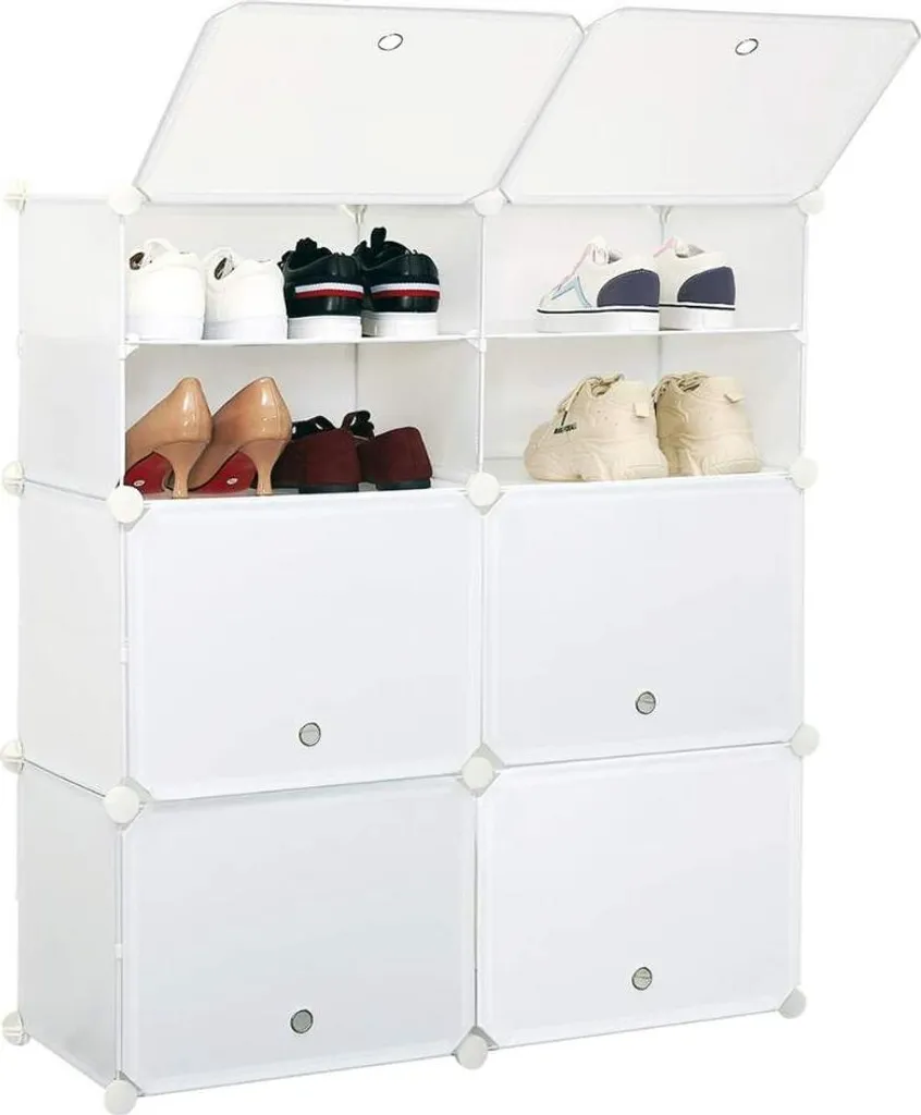 Étagère à chaussures modulable et armoire de rangement gain de place