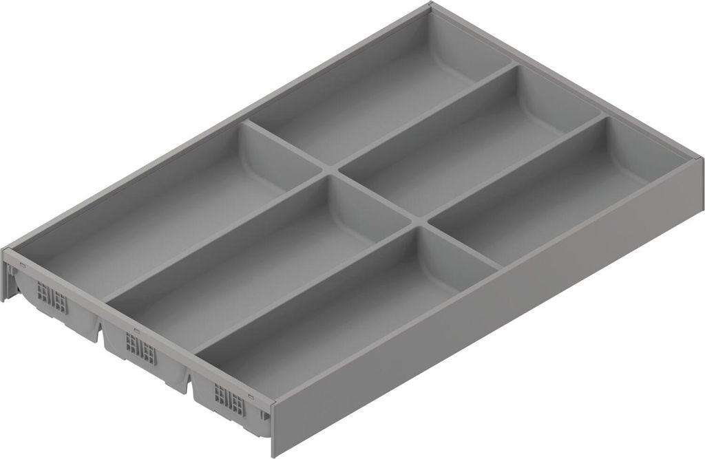 BLUM AMBIA-LINE Besteckeinsatz NL500mm,B300mm, Stahl indiumgrau