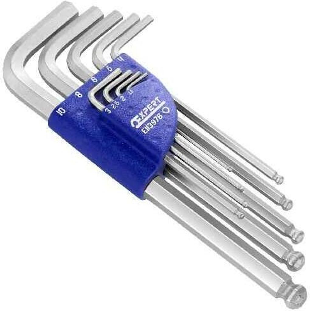 Expert SLEEVE SET 9 LONG HEX KEYS SPH HEAD