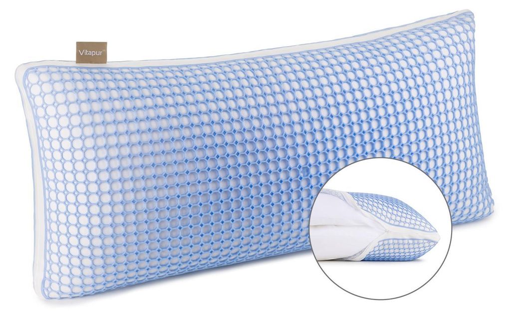Almohada híbrida Vitapur MemoElite Classic – 40 x 80 cm Imagen del producto 