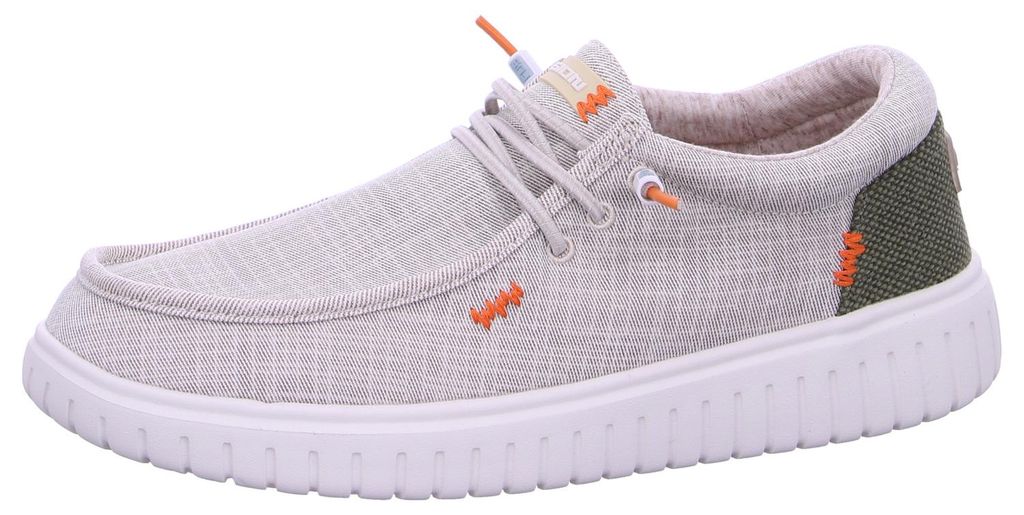 Fusion Leinenschuh Beige in Gr. 43