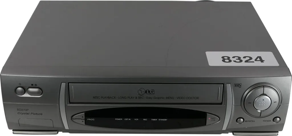 Magnétoscope VHS LG BD270P idéal pour numériser vos souvenirs d'enfance