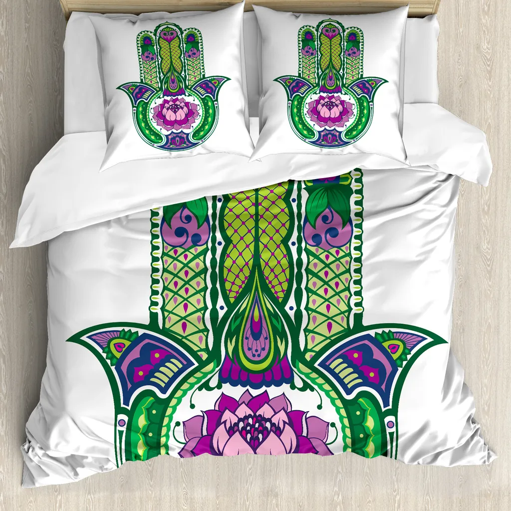 Offerta Copripiumino ABAKUHAUS Hamsa 155x220: Qualità Hotel a Casa