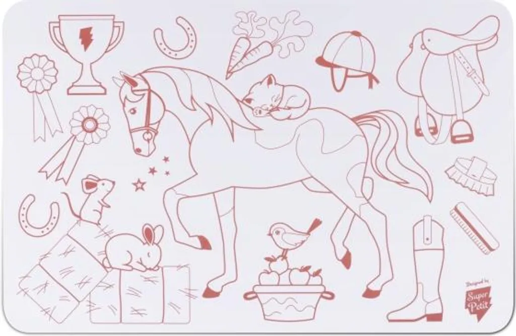 Coloriage Silicone MINI PONY sans BPA Texture Douce Format de Poche